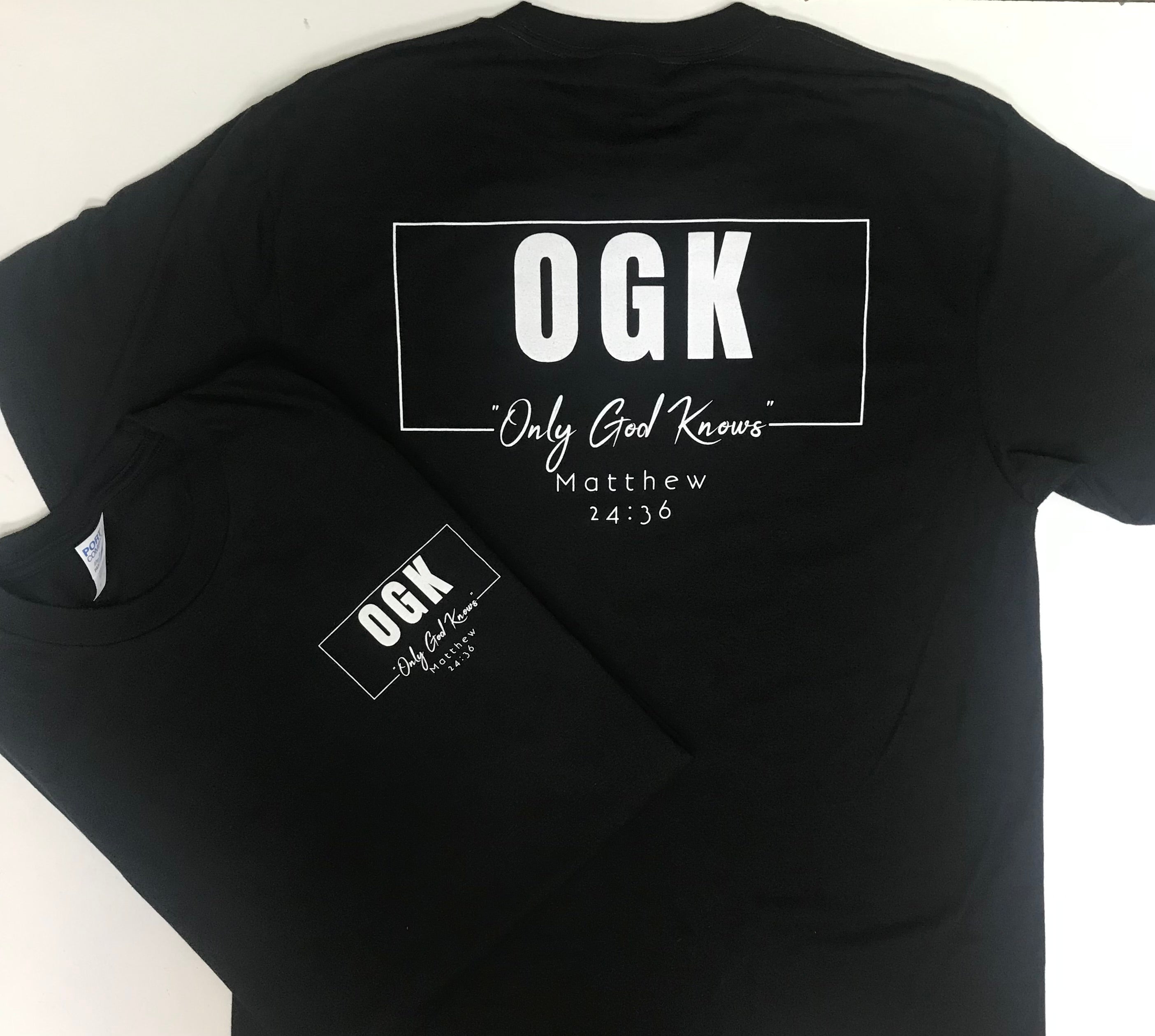 OGK "Only God Knows" Matthew 24:36 (Back