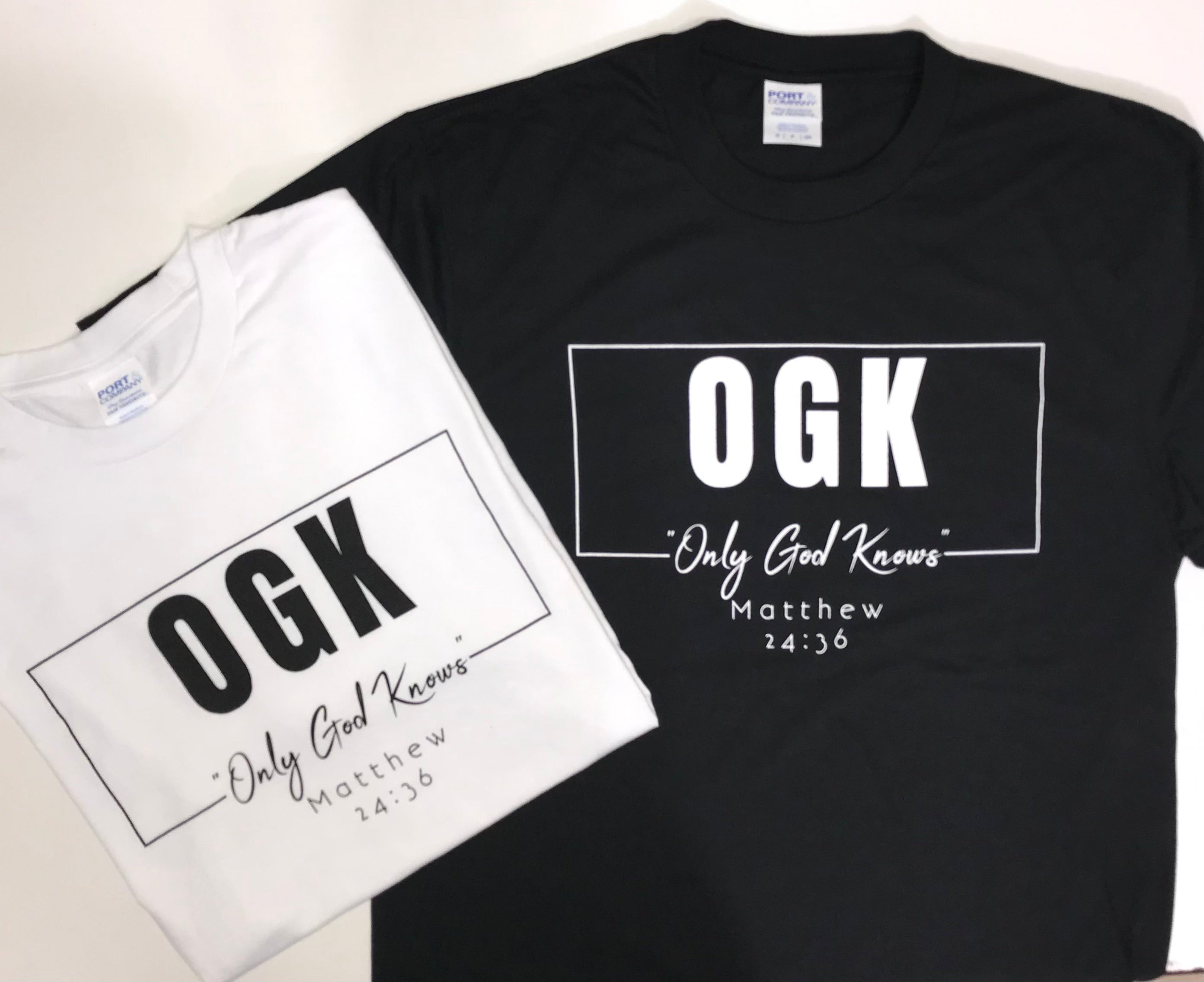 OGK "Only God Knows" Matthew 24:36 (Front)